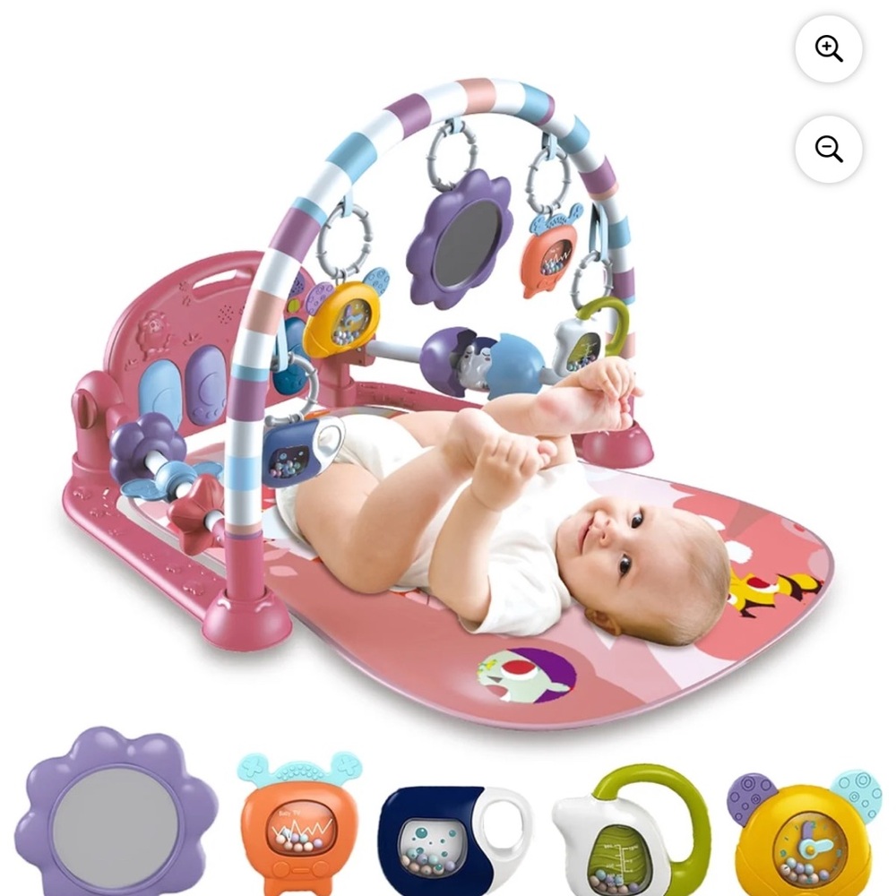 Colorful Baby Play Gym with Hanging Toys